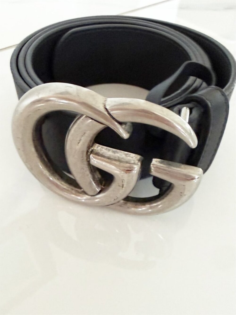 Gucci GG Marmont belt Black Women's 90 - Picture 2 of 7